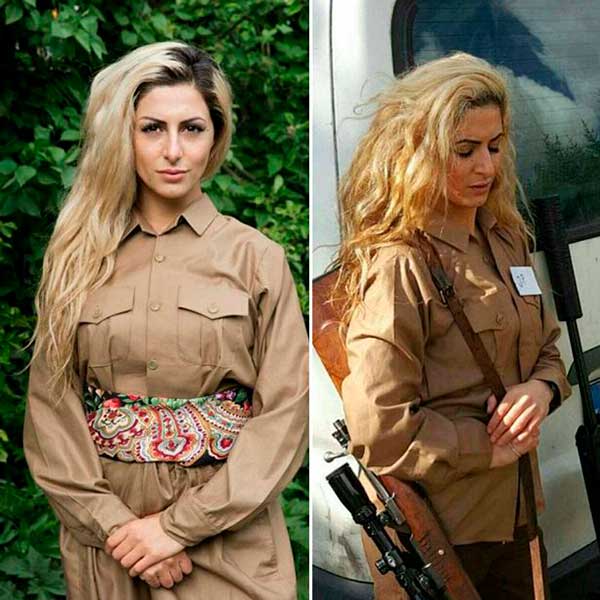 “Lady Morte”, a dinamarquesa que matou mais de 100 terroristas do Estado Islâmico - 1