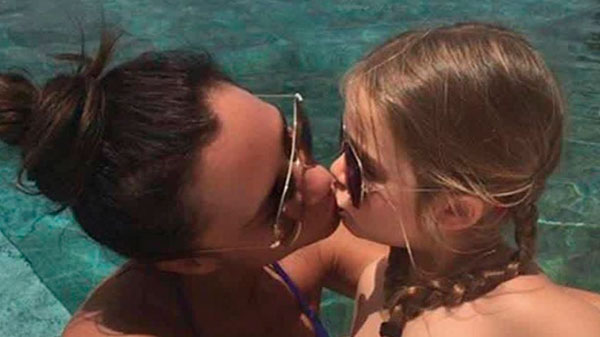 David Beckham beija sua filha na boca e causa polêmica - 1