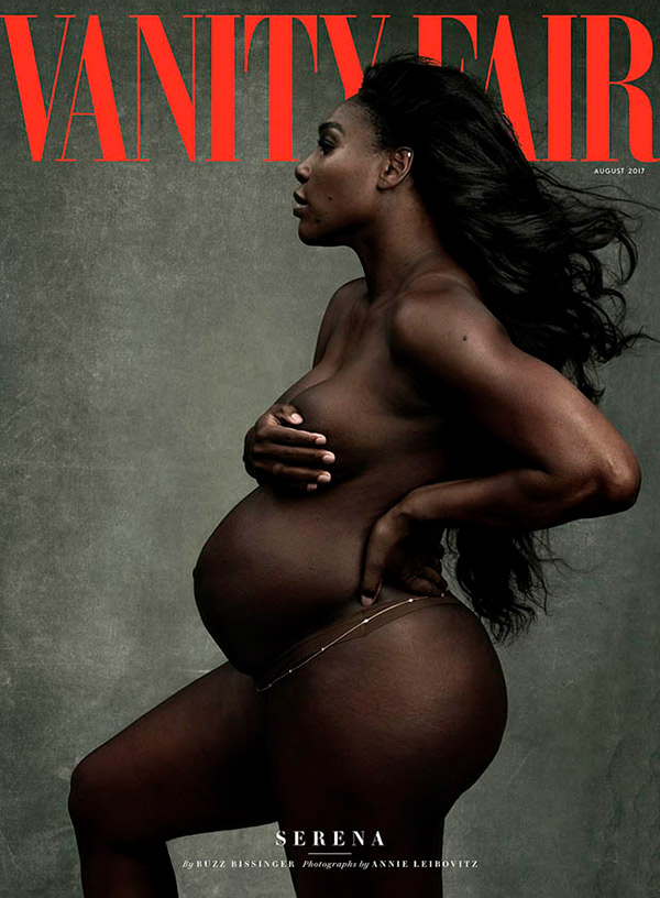 Serena Williams luce poderosa con su embarazo en la portada de Vanity Fair - 2