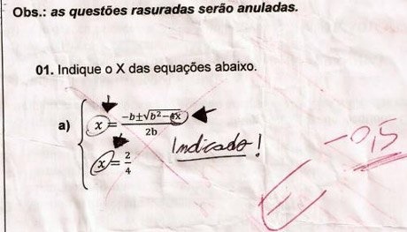 As respostas mais criativas você já viu em provas de escolas - 1