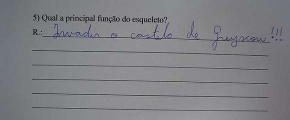 As respostas mais criativas você já viu em provas de escolas - 7