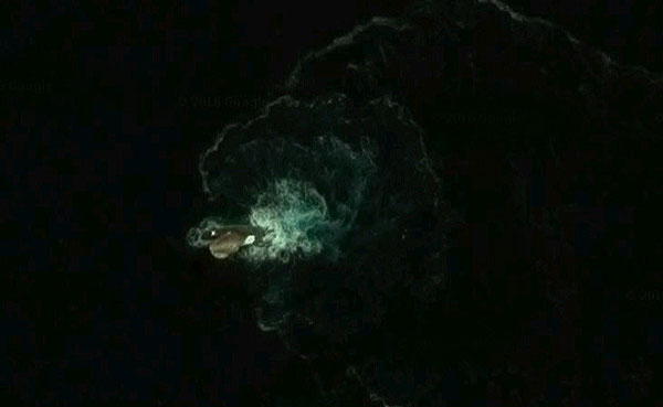 Habrían encontrado un monstruo marino mediante Google Earth - 1