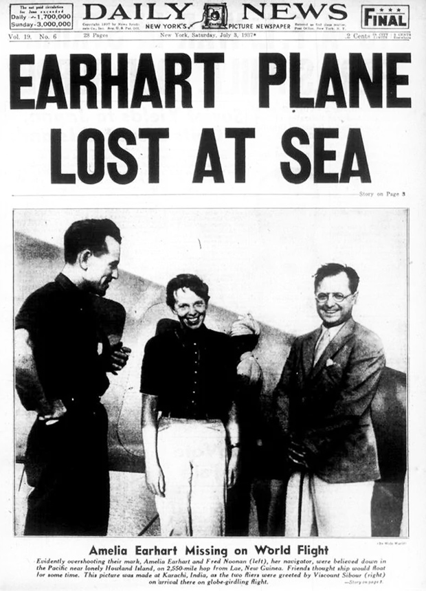 Desmienten una foto clave sobre la desaparición de Amelia Earhart y continúa el misterio - 1