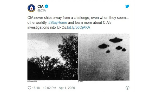 CIA libera dez arquivos confidenciais sobre óvnis durante a quarentena - 1