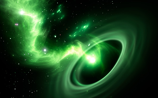 Los extraterrestres podrían extraer energía de un agujero negro - 1