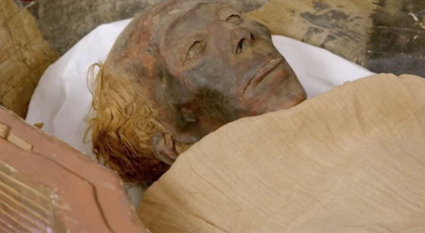 El enigmático cabello rubio de la bisabuela de Tutankamón - 1