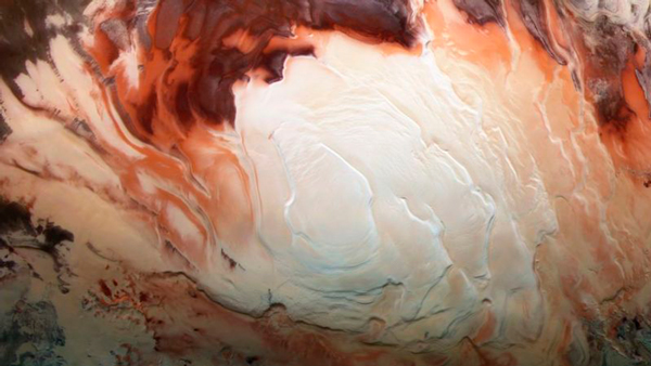  Agua líquida en Marte: descubren un sistema de lagos bajo el polo Sur - 3