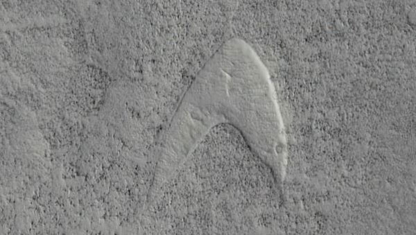 La NASA fotografía una duna marciana similar al logo de Star Trek - 1