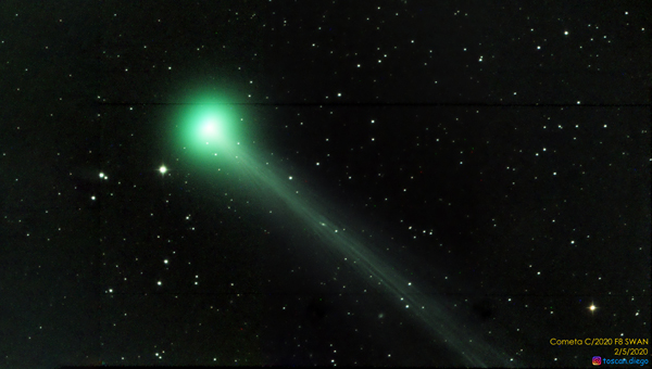 Hallan un cometa que será observable a simple vista - 1