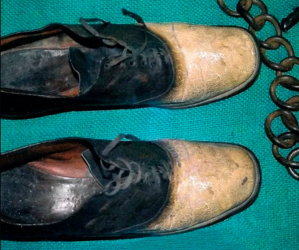 El delincuente que terminó convertido en un par de zapatos - 2