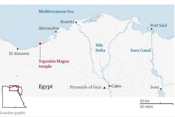 Hallan dos momias egipcias cubiertas de oro que podrían conducir a la tumba de Cleopatra - 2