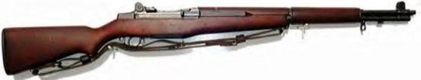 Imagen de un fusil M1 Garand (Fusil Semiautomático M1 de Calibre 30).