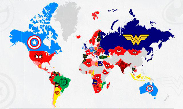 Marvel Vs DC: los héroes y villanos más populares en tu país - 2